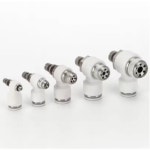 인더스트리아 화이트 에어 호스 퀵 커플링 피팅 PC/PCF/PL 튜브 커넥터 4mm10mm  1/8인치 나사 옵션 : jaydemall01