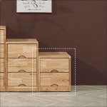 고급스런 원목2단서랍장 침실수납협탁 미니멀서랍 : MINUOOS
