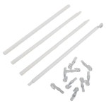 유연한 117CM 블라인드 풀로드 간편한 작동을 다단계 잠금 시스템을 갖춘 견고한 플라스틱 커튼 커튼 액세서리 : 유인01