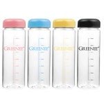 1l커피보틀 육수병 젖병소재 트라이탄 냉장고 물병 1리터 눈금 원형보틀 헬스물통 : 대로유통