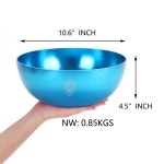 240Hz B3 음조로 조율된 싱잉볼 10인치 슈만 주파수 테라피 사운드 힐링 배스 명상 요가 레이키에 이상적 : 팰리스종합상사5