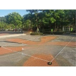 족구장 족구 별도 경기장 업그레이드 단독 라인벨트 배드민턴 테니스 야외 XS(성인) 순백색 : 화이트트리002