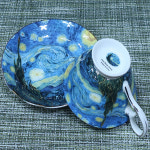 당산고흐커피잔- 고흐별밤커피잔:고흐명화커피잔1인조 : 리빙이샵