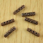 30개 18.2x4.8x4.4mm 구리톤 바 스페이서 비즈 h2360 : 마정산업