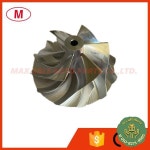 MGT1754 4830-02 41.80/53.98mm 6+6 블레이드 리버스 터보 빌렛 컴프레서 휠/알루미늄 2618/밀링/임펠러 (882656-0007용) : 원클릭마켓01