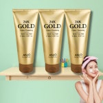 [모공관리] 앙쥬 24k 골드 모공케어 약산성 민감성피부 클렌징폼 180ml, 3개 : 발굴상점