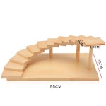 천국의계단 스시 계단초밥 5보 정사각형10단계사다리 업소용 10단계 소고기접시 나무 6 단계 사다리 : 엘리베트