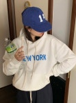 라임아이당일 [프롬럭키] 스터닝 26ss 뉴욕 패치 후드티 : 프롬럭키fromlucky