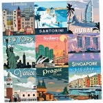 그림 그리기세트 세계명소 직장인취미미술 : 생활추천잡화점