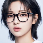 레이벤 안경 RB7168D 2000 검정 스퀘어 뿔테 안경테 패션안경 : 투나인안경원