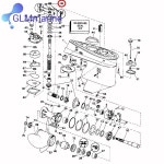 존슨 에빈루드 선외기 오일  0321466 HP 엔진 313337 318223 777531 86160 182059 33 35 40 48 50 55 60 65 70 2 개 : jaydemall01