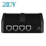 XCY 방화벽 기기 미니 PC Intel Celeron J1900 쿼드 코어 4x LAN 2.5G i225V 네트워크 카드 소프트 라우터 Pfsense : 럭비즈1