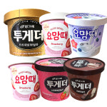 빙그레 투게더 바닐라 스트로베리 초코 요맘떼 딸기 블루베리 컵아이스크림 6개 : 잭팟-몰