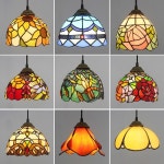 스테인드글라스조명 유리공예 침실 거실 램프 고풍 : 든든셀렉트