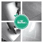 플로텍스 에코텍스 바이오플러스 카펫 의자 매트, 46인치 x 60인치, 클리어 바이오 기반 폴리카보네이트(NR 29 x 47 : Rightchoice