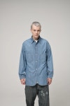 BOWWOW 바우와우 / HERITAGE CHAMBRAY SHIRT AGED / INDIGO / BW261-HCS : 재패니네