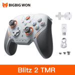 호환 BIGBIG Won Blitz 2 Pro Starburst 무선 게임 패드 탄소 필름/스위치/PC/ios/Android용 TMR 에디션 : 엠에이치월드365
