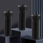 E3D V6 화산 3D 프린터 액세서리용 경화강 고유량 노즐 : 제이앤에스01