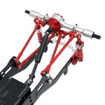 Naughty Dragon 1/16 C44 C34 FJ45 원격 제어 자동차 부품, 금속 업그레이드, 전면 및 후면 차축 어셈블리 : 고봉상사