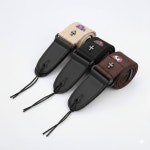 AKDA 크로스 장식 빈티지 코튼 기타 스트랩 멜빵 일렉 통기타 공용 : 악기다이렉트