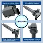 점화 코일 팩 597088 UF247 9091902239 토요타 야리스 위시 코롤라 스바루 저스티 시트로엥 C1 푸조 107 1.8용 : 다이렉트스토어17