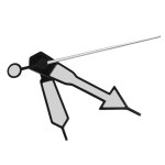 남자 u2018s NH35 NH36 4R 무브먼트 야광 9 13 13mm용 헨펜토2 시계 핸드 교체 1 Black-edged white hands : 루미모드샵