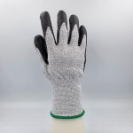 모닝글러브 CUT5 NBR 베임방지 코팅장갑 잘림 절단 자상 안전 작업 손보호 반코팅 : 코팅장갑