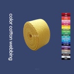 면100% 친환경 컬러웨빙 90cm (1마) 커팅판매 웨이빙끈에코백끈가방부자재 : 스윗리치도매몰