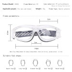 스포츠 고글 농구 축구 안전 안경 충돌 방지 보호 조절 가능한 FZIYA G8033 투명 프레임 그레이 노즈 패드 : 퍼스트클래스20