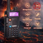 8PCS Baofeng UV-5R 8W 듀얼 주파수 고출력 워키 128CH 휴대용 핸드 양방향 : -가온테크-