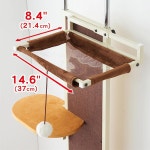 나 캣 워크 모든 선반 4개 107 고양이용 조절 1개 높이 6 가능(86 5인치) 트리 해먹 실내 : 로투스루트4