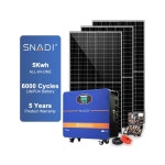 【핫】SNADI 5KW 태양광 발전소 오프 그리드 시스템 올인원 리튬 배터리 에너지 가정용 : 유진상사14
