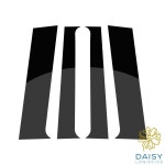 메르세데스  비토 V 클래스 W447 2016- 용 광택 블랙 자동차 도어 중앙 창 열 스트립, PC 기둥, 액세서리, 4 : 데이지마켓1