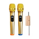 핸드헬드 무선 마이크 UHF 금관 미니 블랙 1200 TV 1200 파티 TV 블랙 노래방 금관 주파수 시스템 듀얼밀 결혼식 무대 휴대용 듀얼밀 TV 1200... 