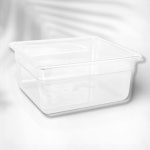 시스템식재료용기 투명식재료정리함 PC 밧드1/2 8인치 : 호사슈2