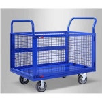 작업장 대형 카트 철제 대차 폐기물 운반함 암롤박스 1. 중형 메쉬 5인치 고무바퀴 100 : 전국최저가마켓