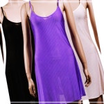 세로 원피스 속옷 슬립 끈조절 뵈뵈 인견 골지 05WB8DF412 : 팡이상점