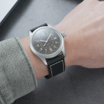 해밀턴 필드 시리즈 H7055/H7060/H7045 남성용 방수 스포츠 가죽 시계줄부드러운 송아지 가죽 시계 체인 포함 : 엠에이치월드365