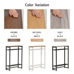 80 BB-CT-NR Belca(베르카) 현관 수납 콘솔 테이블 폭 60×안길이 20×높이 cm내츄럴 소품 수납 천판 첨부 : Click POP