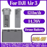DJI Air 3 지능형 비행 배터리 용량 14.76V 4241mAh 최대 46분 시간 제공 AIR3-AIR3S : 백암소소온
