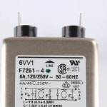 6VV1 6A F7251-4 트레드밀 자판기용 전자파 간섭 방지 VDE UL 필터 : 테라스팬