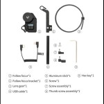 FeiyuTech 휴대용 브러시리스 모터 팔로우 포커스 키트 무선 렌즈 컨트롤 SCORP C/Pro DSLR 카메라 안정기 액세서리 : 엠에이치해피