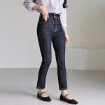 스트레이트 일자핏 생지 데님 팬츠 기장선택 슬림핏 투버튼 청바지 : 슬로핏 SLOFIT