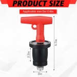 보트, 플러그 요트용 배수 해양 2개, 구멍 스테인리스 aceorbit t-핸들 (52-64) 보트 스틸 38-44 : 글로베라02