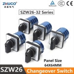 ZHUCO 범용 캠 전환 스위치 온 오프 3 포 1 4 상 0 2 SZW26 LW26 32 32A D101 1 : 소루비직구
