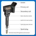 J0523 01K2116298 129700-5230 4개 점화 코일 GSX R750 K8 L0 GSXR750용 : 비르엣