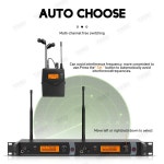 Yuhsiu SR 2050 인이어 모니터링 시스템 2 채널 멀티 바디팩 리시버 이어폰 2 : 에이엘 트레이더스