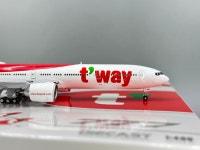 국내발송 [JC Wings] 1:400 티웨이항공 B777-300ER HL8706 비행기 다이캐스트 : 가르의 하비샵