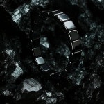 남성용 인로안 헤마이트 팔찌, 천연 동기 위한 탄력 홈브르, 비드 남성 파라 자신감과 팔찌 테라피 힘을 스톤 선물, 부여 펄세라스 : 디창