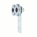 구로캐스터  항가차 C형 강용 로라 2륜 판넬 행거도어 레일바퀴 항가로라 공장 슬라이딩도어 : 구로캐스터